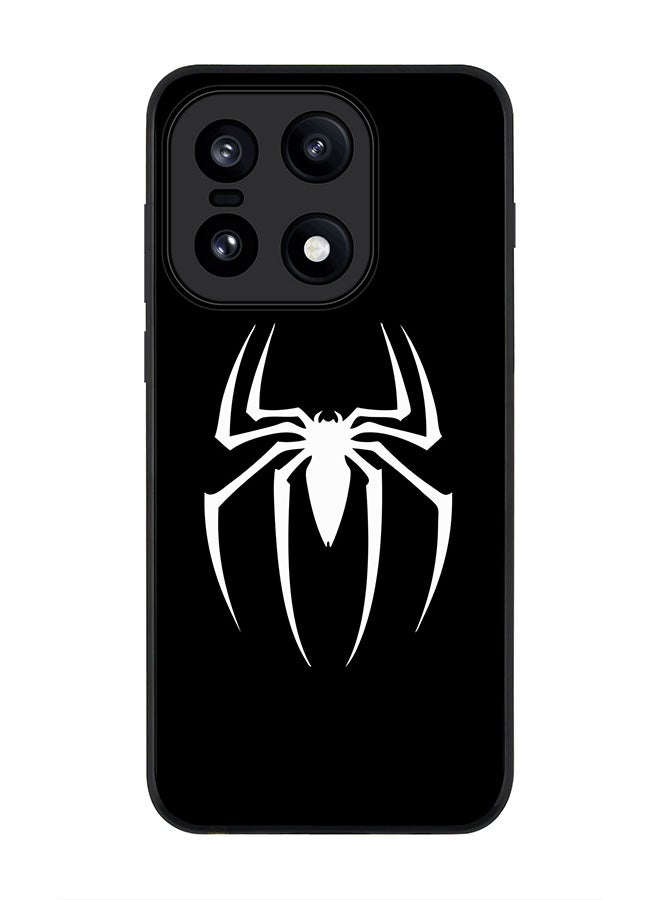 For OnePlus 15 Case,Slim fit Camera Protection, Shockproof Thin Phone cover  - Spidermark (Black)